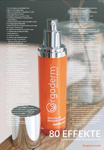 Orgaderm™ Professional Cosmeceuticals: Bioaktive Hautpflege bis in den Zellkern